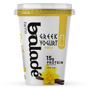 Balade Premium Greek Style Yog Low Fat Vanilla 450Gm