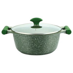 Prestige Casserole Granite With Lid Aluminium 24Cm
