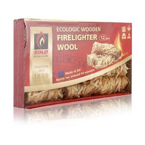 Solo Firelighter Wool 12Pcs