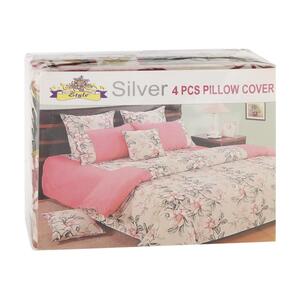 Style Silver Pillow Cover 4Pcs Set