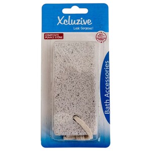 Xcluzive Rectangular Pumice Stone With Rope Xz107