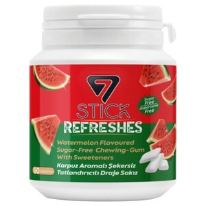 7 Stick Gum Watermelon Sugar Free 60 Pieces