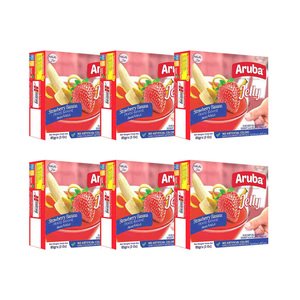 Aruba Jelly Strawberry & Banana 85G 5+1 Free