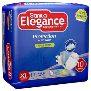 Elegance Adult Diapers Pants Xlarge 10 Pieces