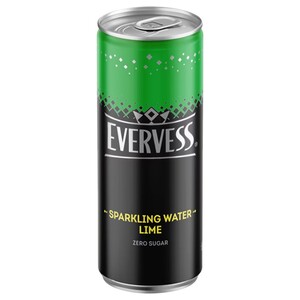 Evervess Sparkling Water Lime Sugar Free 250Ml