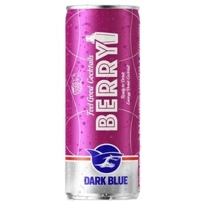 Dark Blue Energy Drink Cocktail Berry 250Ml