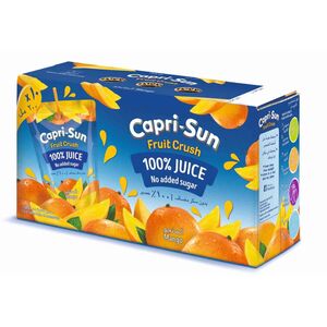 Capri-Sun Fruit Crush No Added Sugar Mango Juice 200 Ml Pack Of 10