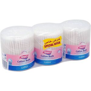 Tippys Cotton Buds Drum 200 Pcs Pack Of 3