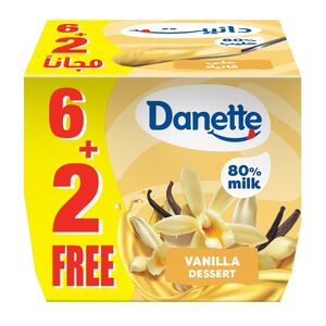 Danette Dessert Vanilla Flavour 90 Gr Pack Of 8