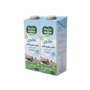 Meliha Organic Uht Milk 1 L X 2 Special Offer