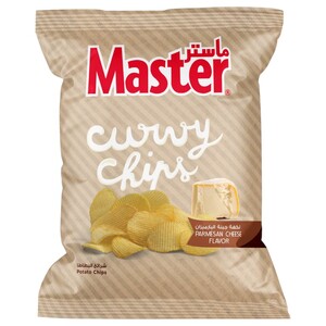 Master Curvy Chips Parmesan Cheese 70G