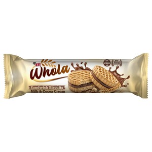 Eti Whola Sandwich Biscuit Milk & Cacao Cream 100G