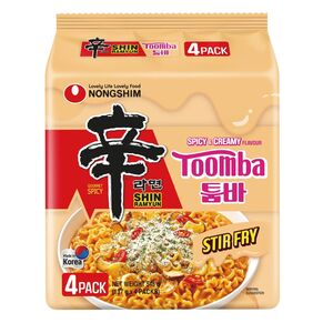 Nongshim Shin Ramyun Toomba Noodles137g X 4 Pcs