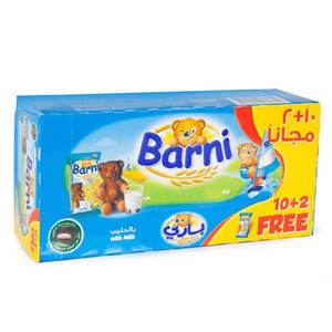 Barni Cake With Milk 10+2X30gm