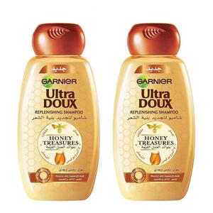 Garnier Ultra Doux Honey Shampoo 2X400ml