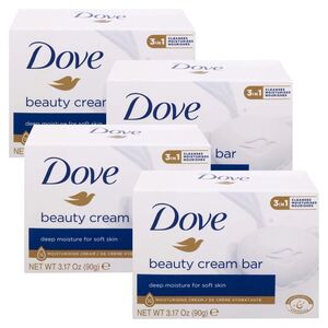 Dove Beauty Soap Cream Bar Original 90G X4