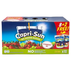 Capri Sun Strawberry Mix 200Ml 8 + 2