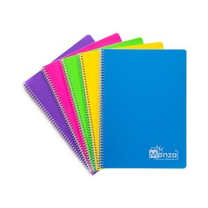 Notebook A4 Univ Plain Plastic Math 72 Sheets