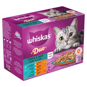 Whiskas Duo Surf & Turk In Jelly 1.02Kg