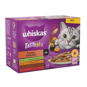 Whiskas Tasty Mix Country Collection In Gravy 1.02Kg