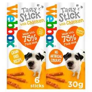 Webbox Tasty Sticks With Chicken, Wheat And Grain Free 30G
