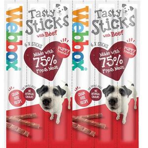 Webbox Tasty Sticks With Beef, Wheat & Grain Free 30G