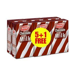 Kdd Chocolate Milk 250Ml 5+1 Free
