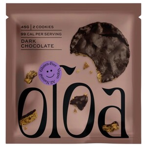 Oloa Cookies Dark Chocolate 45G