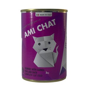 Ami Chat Chunkies With Guinea Fowl And Duck 415G