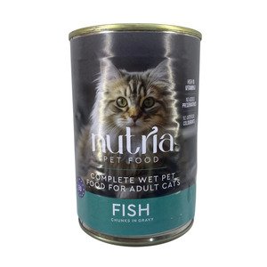 Nutria Cat Food Fish Chunks With Gravy 415G