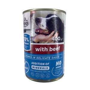Frendi Dog Food Beef Chunks 400G