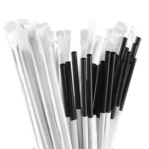 Black Straws 8Mm 100Pcs