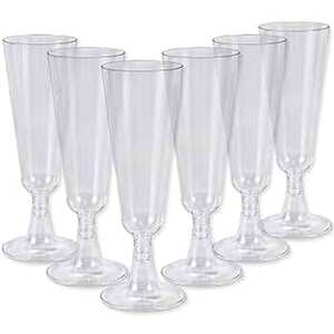 Champagne Plastic Cups 6Oz 12Pcs