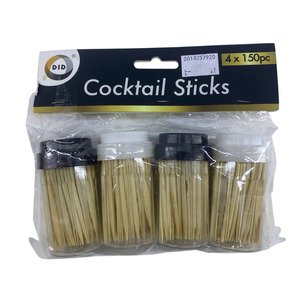 Toothpick Sticks 4 X 150Pcs