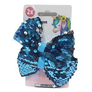 Trishi Hair Clip Paillette W/ Bow 2Pcs