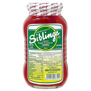 Siblings Sweet Palmfruit Kaong Red 340G