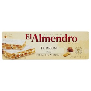 El Almendro Turron Crunchy Almond 75G