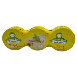 Master Chef Skipjack Tuna In Sunflower Oil 170G X3