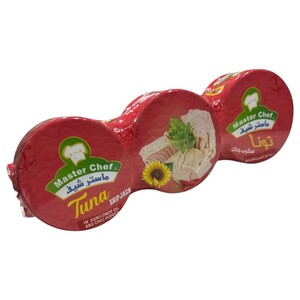 Master Chef Skipjack Tuna In Sunflower Oil & Chili Pepper 170G X3