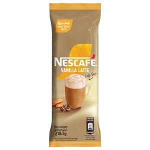 Nescafe Vanilla Latte Cafe Style 18.5G