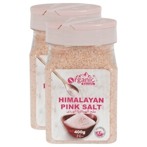 Organic Secrets Himalayan Pink Salt 400G X2
