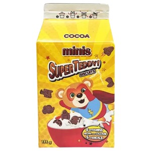 Arluy Super Teddy Mini Biscuits Chocolate 135G
