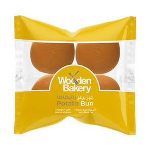 Wooden Bakery Burger Bun Potato 300G
