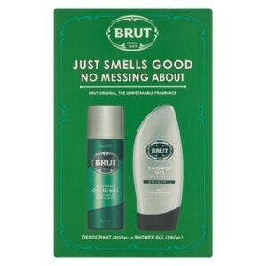 Brut Original Deodorant 200Ml & Shower Gel 250Ml 2 Pieces Set