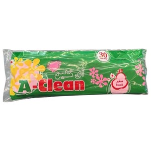 A-Clean Trash Bags Small Pink 30 Pieces