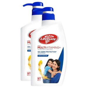 Lifebuoy Anti-Bacterial Shower Gel Gentle Care 950Ml X2
