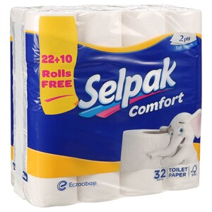 Selpak Toilet Paper Comfort 22+10 Free