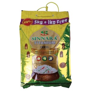 Sinnara Titanium Premium Basmati Rice 5+1Kg