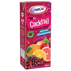 Unikai Juice Cocktail No Sugar Added 250Ml