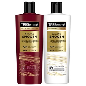 Tresemmé Shampoo Keratin 400Ml + Conditioner Keratin 400Ml -40%Off